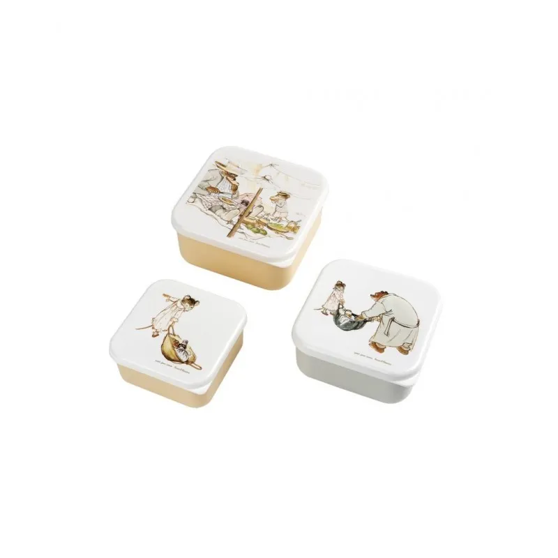 set 3 boites petit jour lunch ernest et célestine