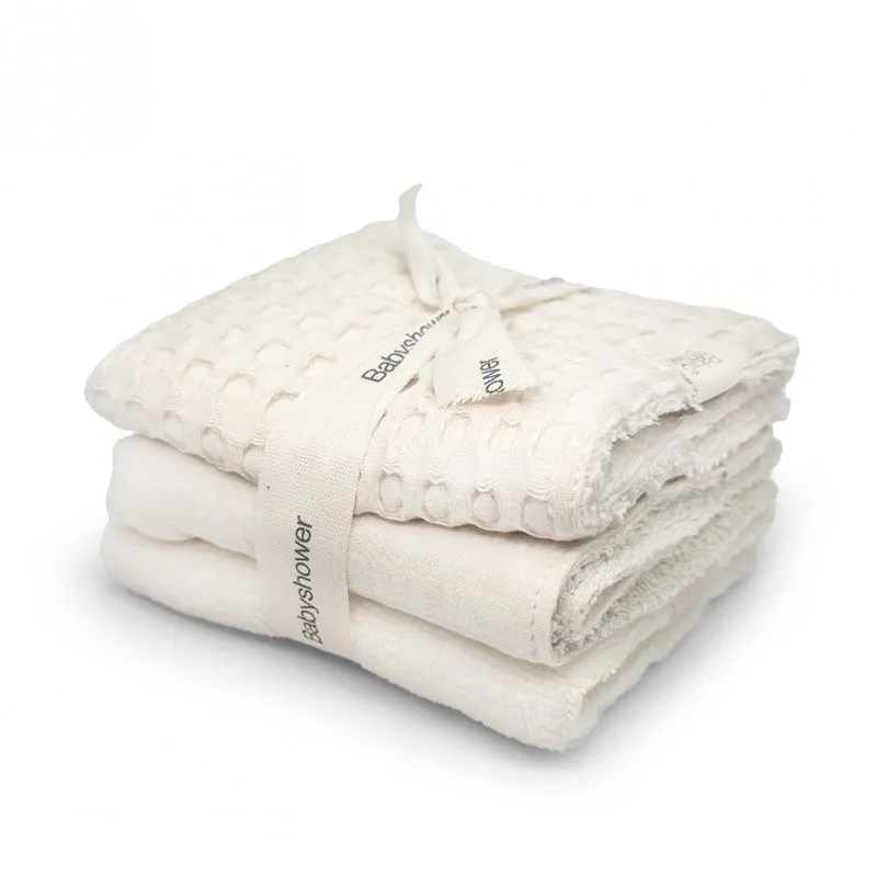 lot 3 mini-serviettes gofre vanilla