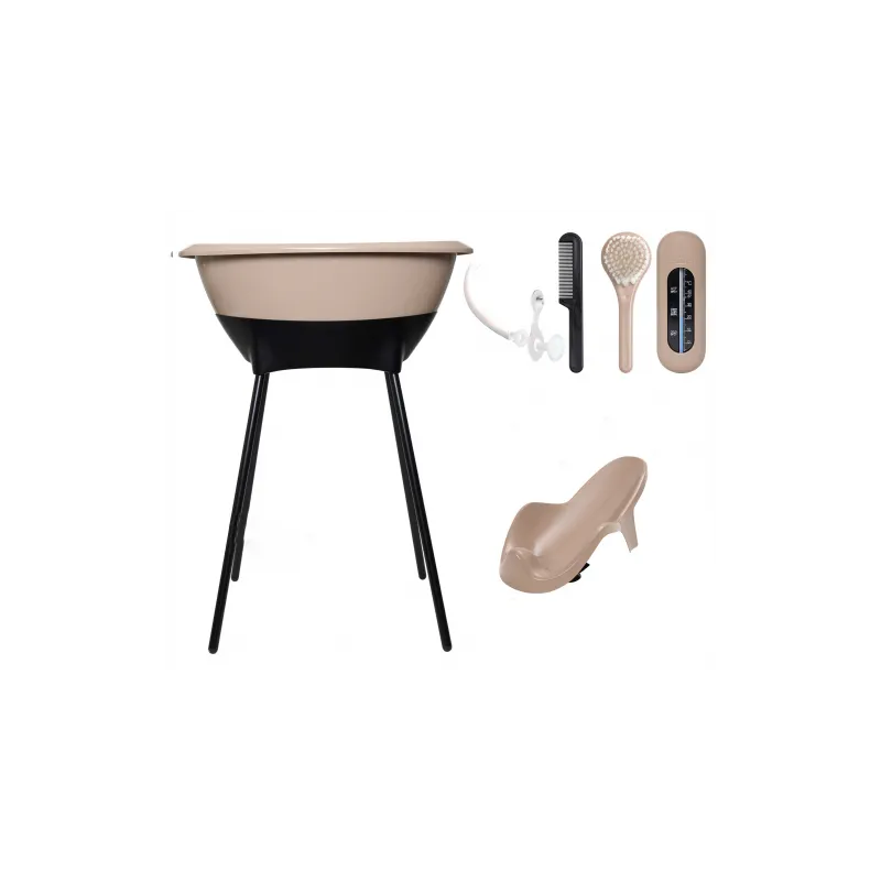set baignoire luma dessert taupe