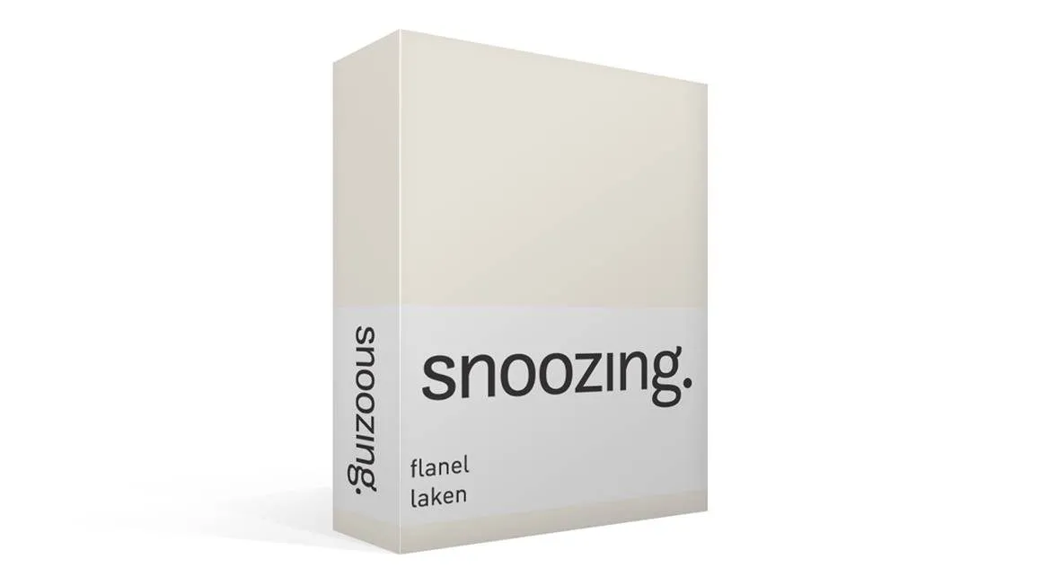 Snoozing drap flanelle ivoire