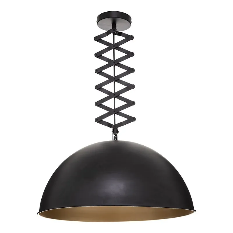 Suspension métal Lahti D51 noir Atmosphera