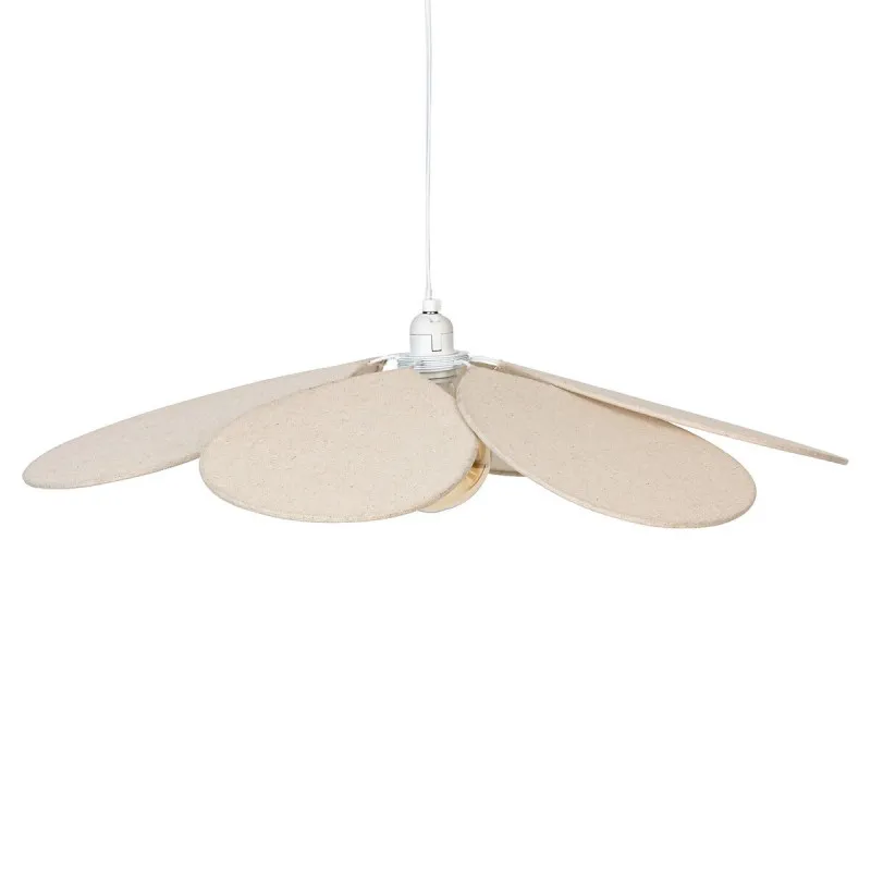 Suspension pétales D72 lin beige Naya Atmosphera