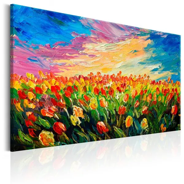 Tableau Fleurs Sea of Tulips