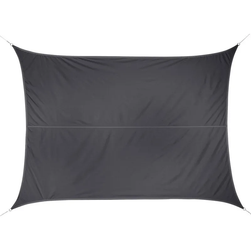 Toile solaire 3x4m Curacao gris Hespéride