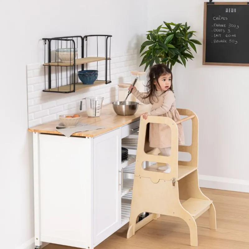 Tour d'apprentissage 3 en 1 Jewel marron 91x57.4x52.5 cm