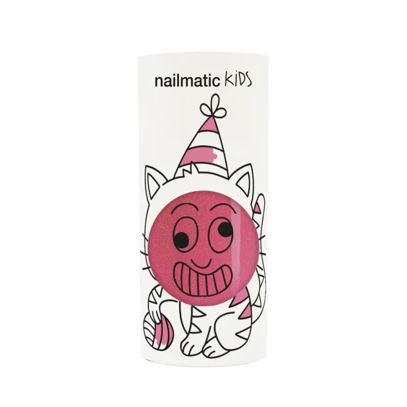 vernis à ongles eau nailmatic kids kitty pearly grenadine